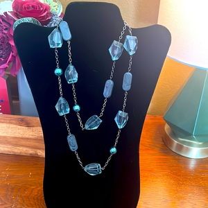 Lia Sophia Blue Ice necklace